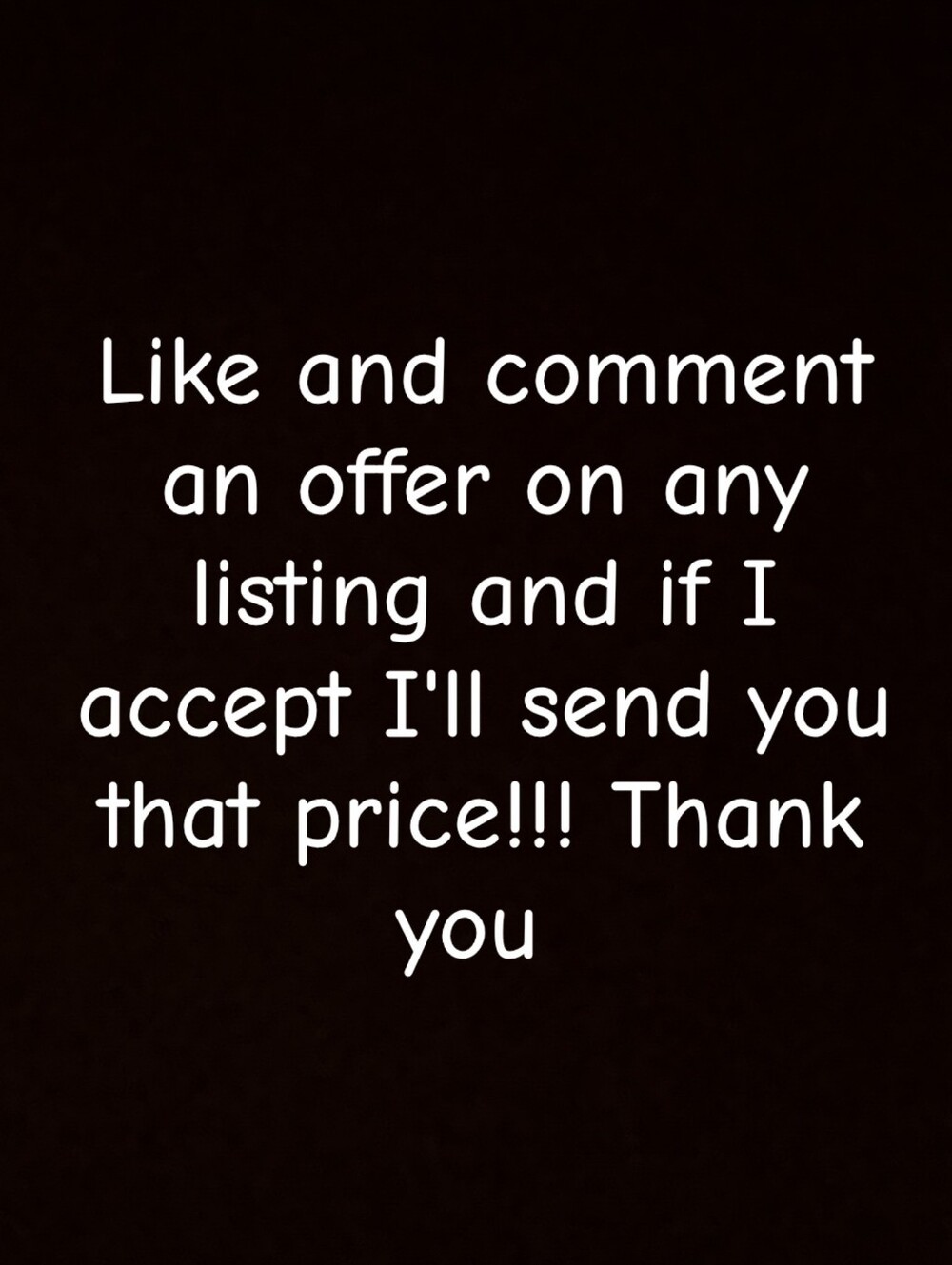 Like And Comment An Offer On Anything And I'll Send You The Price 🫰🏼
